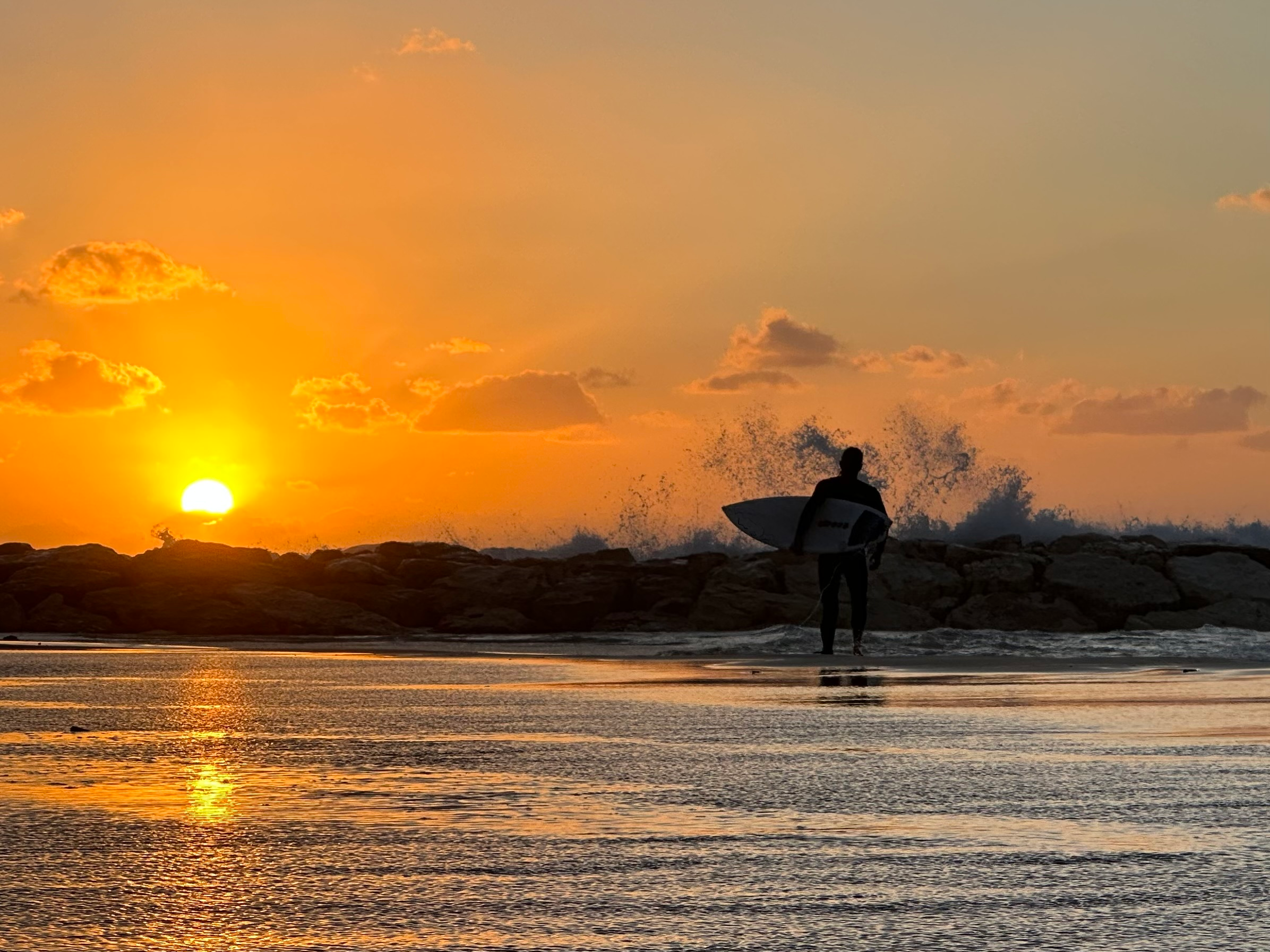 Tel Aviv Sunset Surfer 2025
