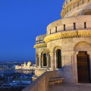 Fisherman's Bastion & Parliament Glass (Portrait)