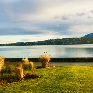 Geneva Lake View Glass (Portrait)
