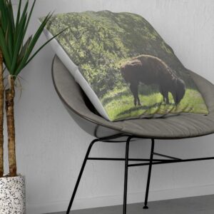 Yellowstone Buffalo Pillow
